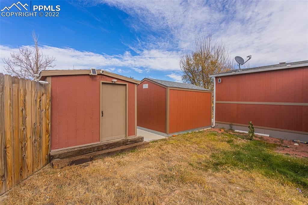 315 Cheyenne Street Calhan, CO 80808 - Photo 22 of 28 a view of backyard