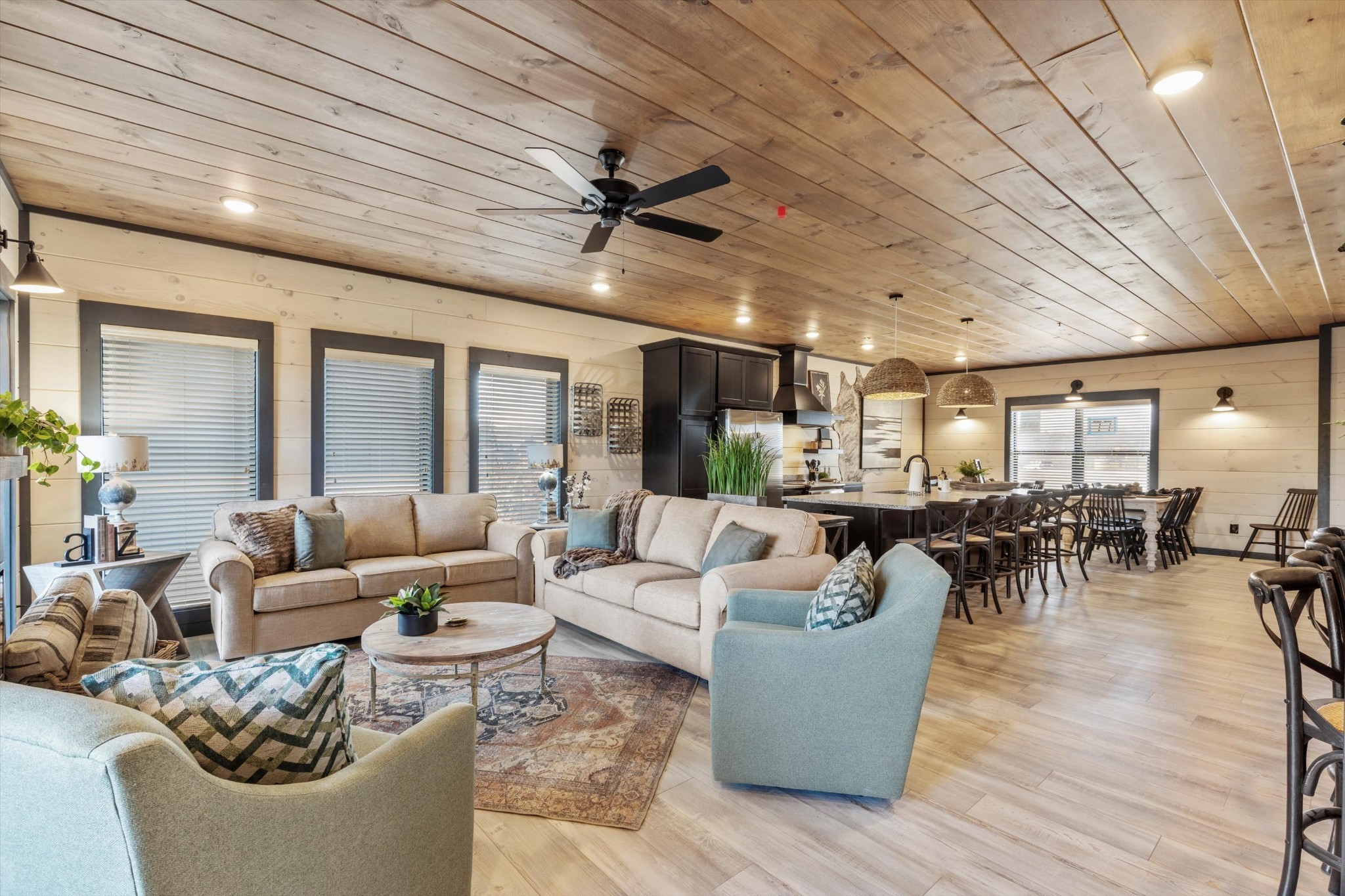 332 Rambling Creek Way Sevierville, TN 37862 - Photo 15 of 54 a living room with furniture and a wooden floor