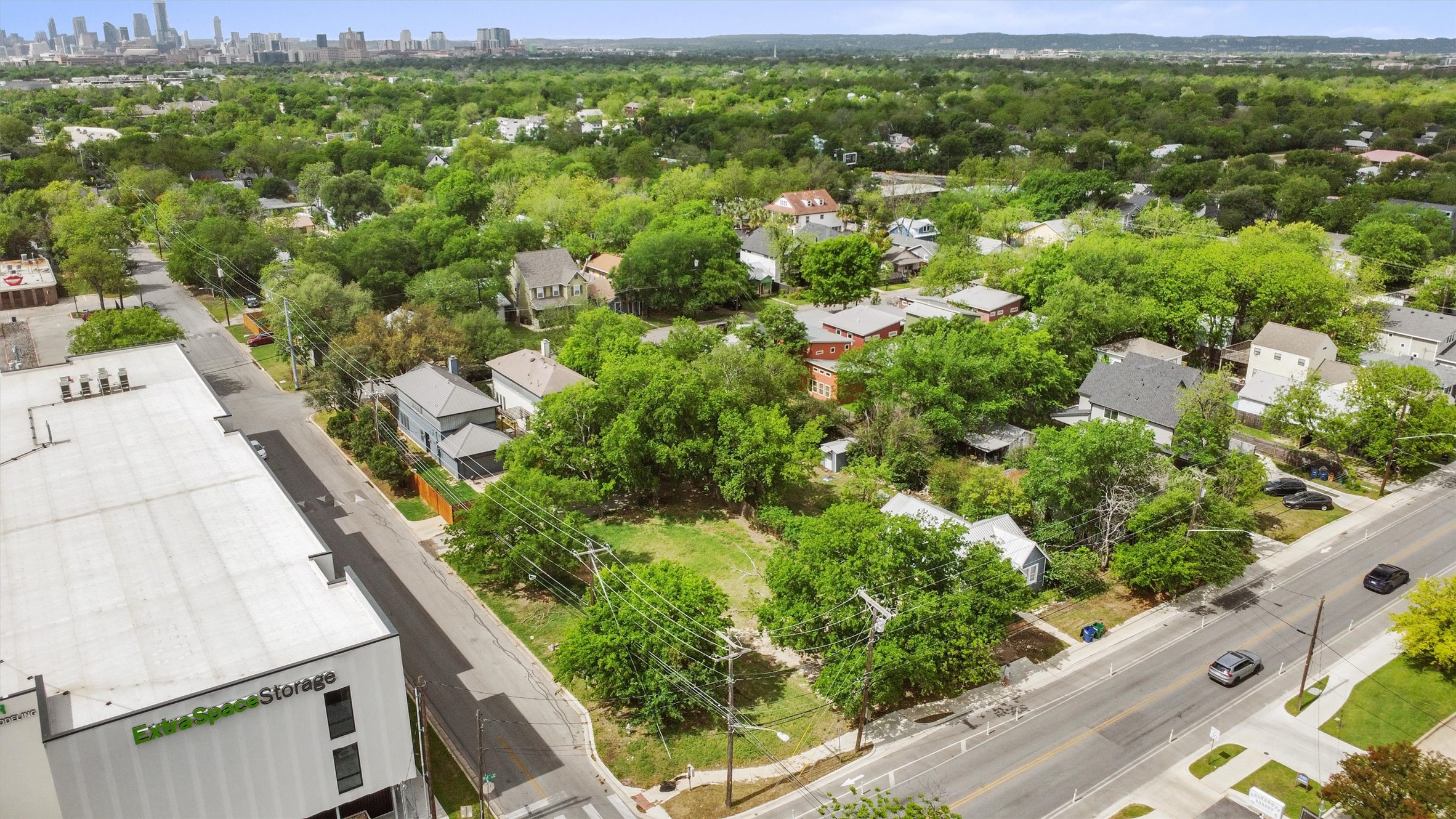 945 East 51st Street Austin, TX 78751 - Photo 1 of 10 Aerial view next to commercial building