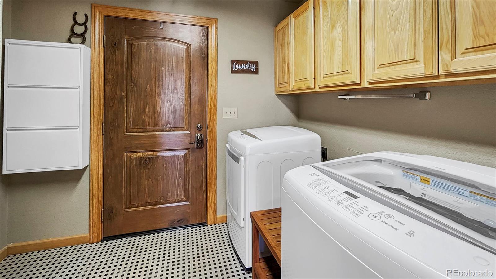378 Silver Heels Circle Fairplay, CO 80440 - Photo 19 of 40 a utility room with dryer and washer