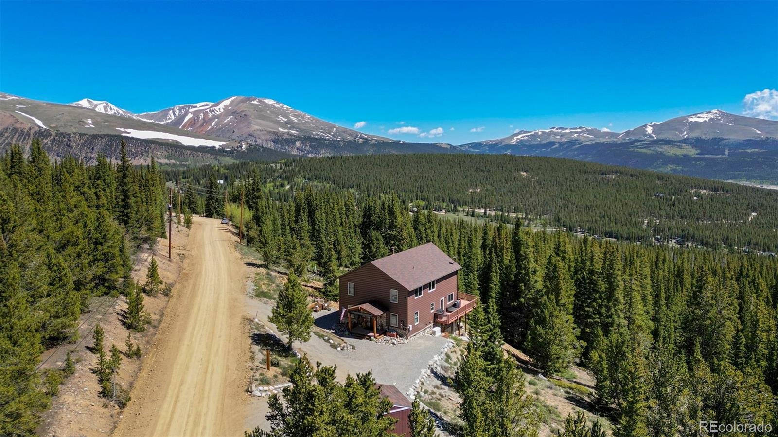 378 Silver Heels Circle Fairplay, CO 80440 - Photo 21 of 40 a view of a lake with a mountain in the background