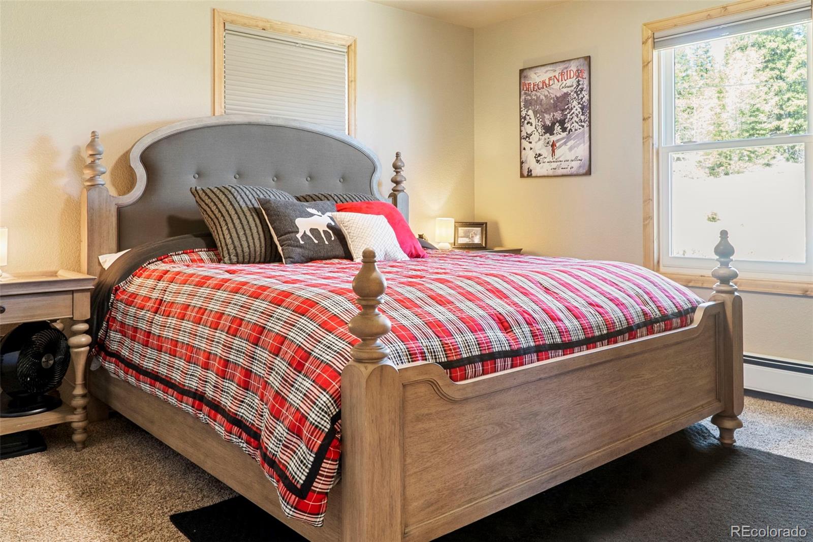 378 Silver Heels Circle Fairplay, CO 80440 - Photo 32 of 40 a bedroom with a bed and a window