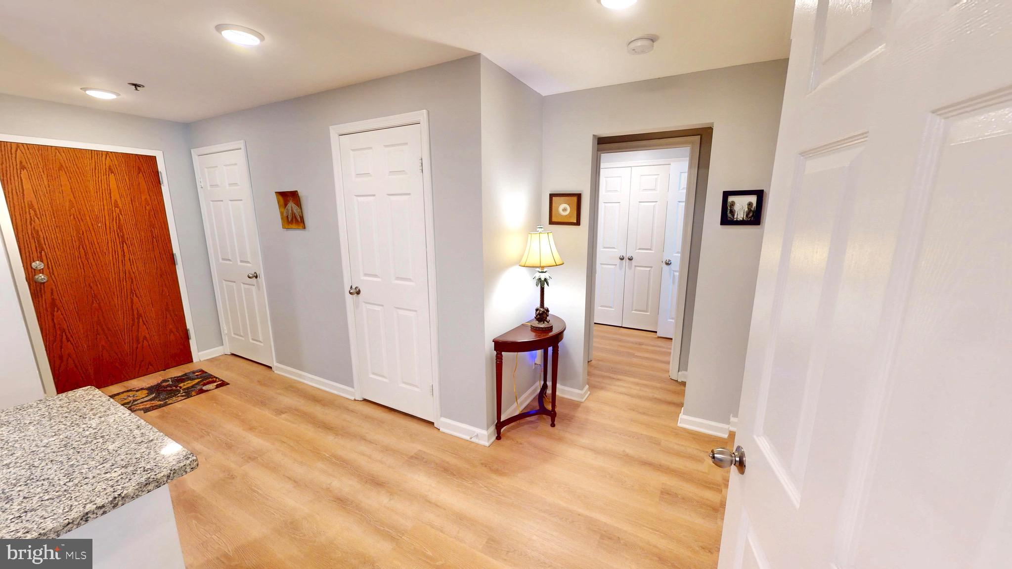 960 Fell Street, Unit 609 Baltimore, MD 21231 - Photo 18 of 45 a view of a hallway with front door