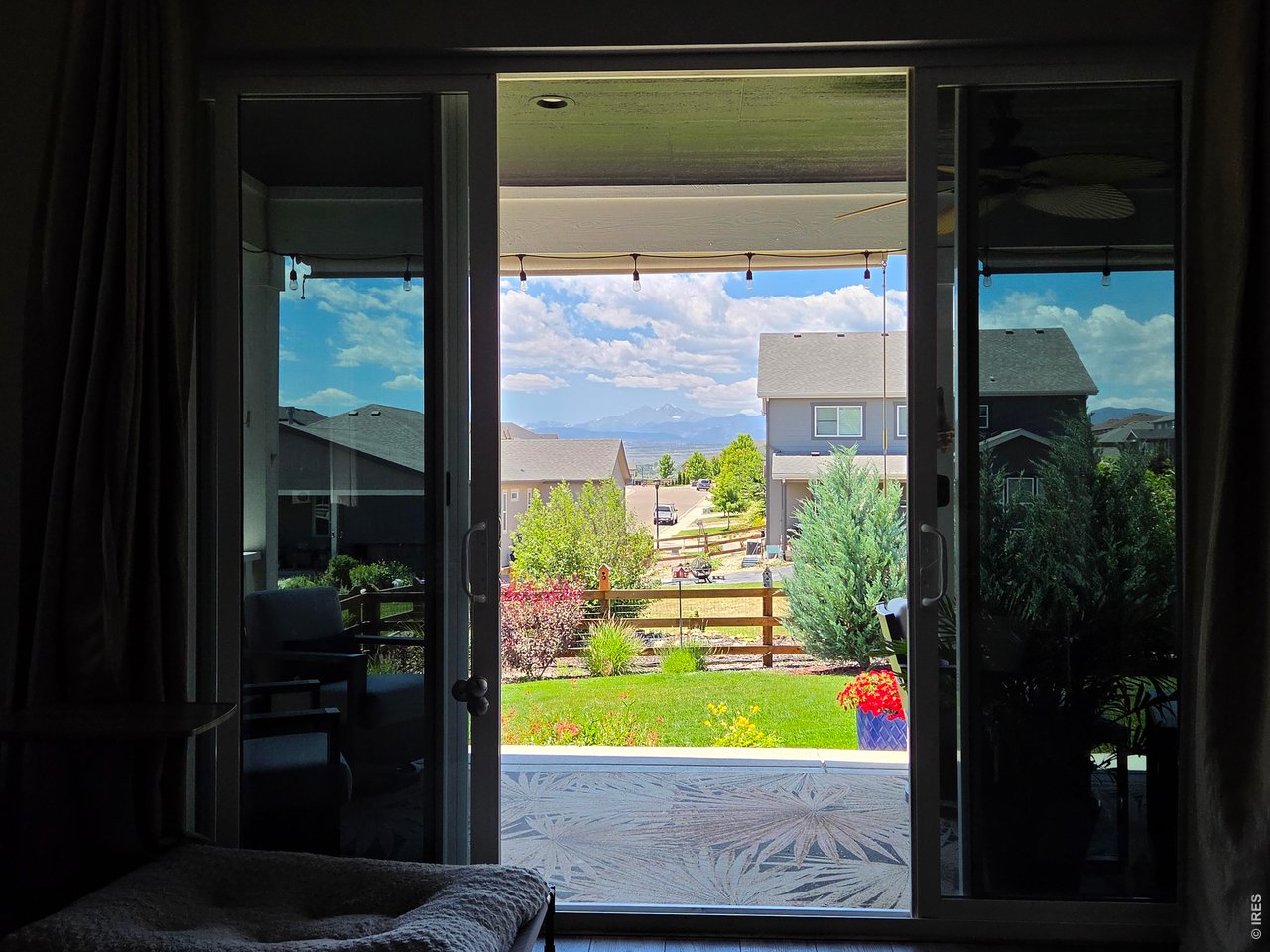 997 Blue Bell Road Berthoud, CO 80513 - Photo 2 of 8 Beautiful views of Longs Peak from the living room