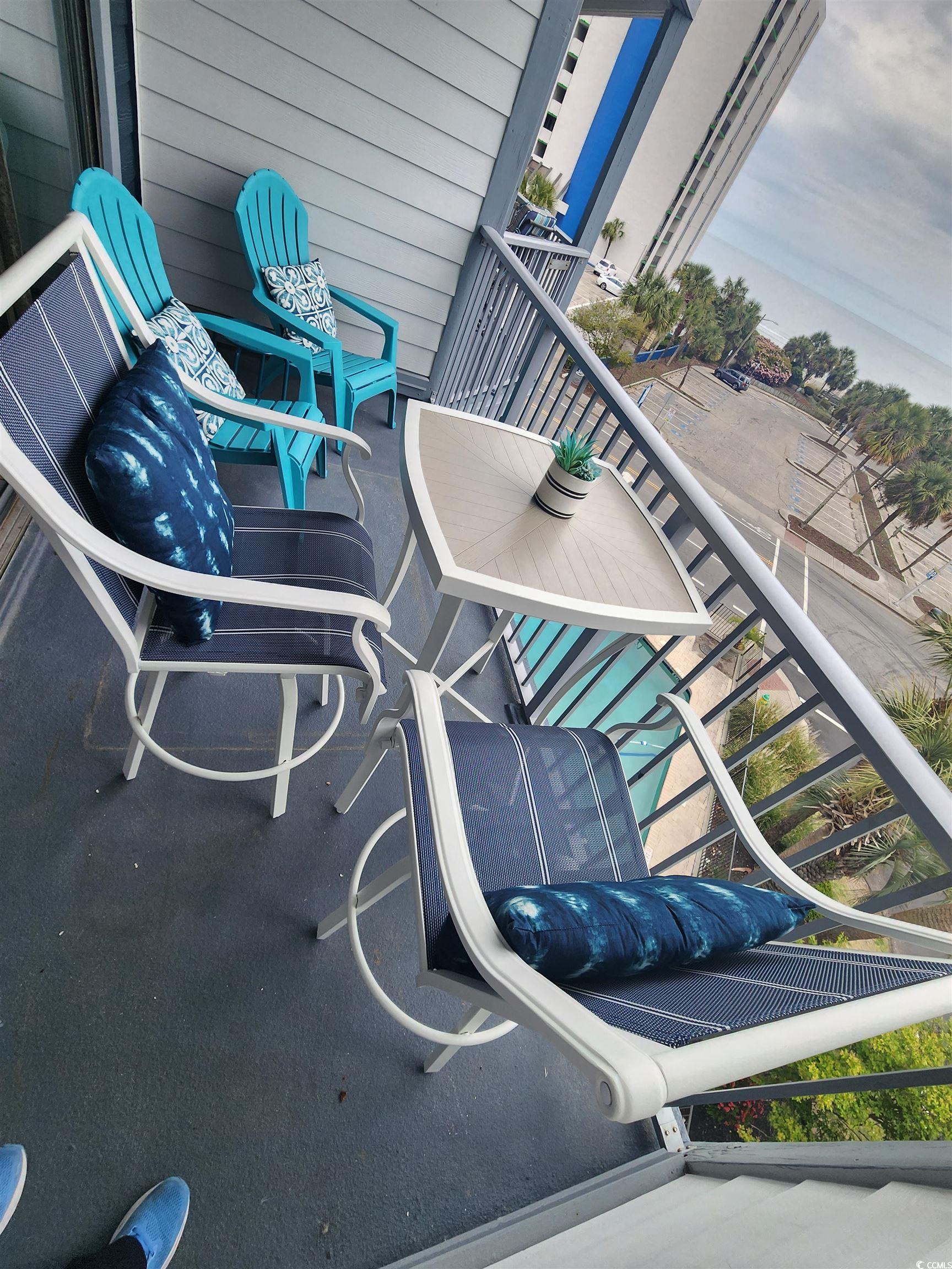 1906 South Ocean Boulevard, Unit 310B Myrtle Beach, SC 29577 - Photo 17 of 34 View of balcony