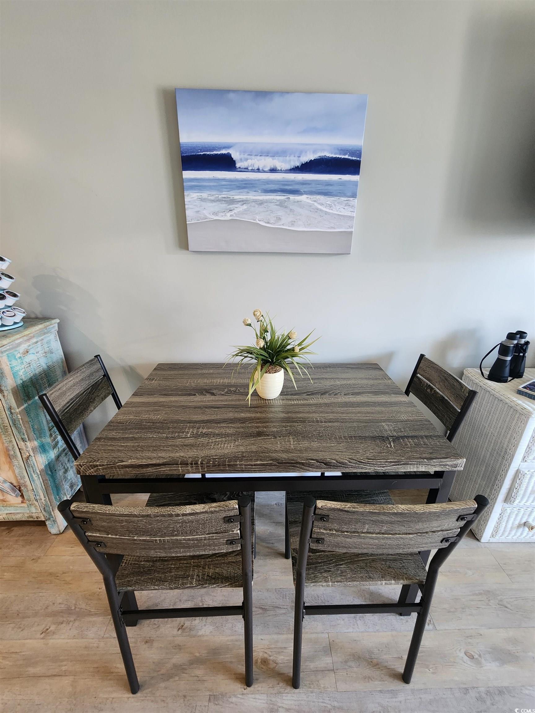 1906 South Ocean Boulevard, Unit 310B Myrtle Beach, SC 29577 - Photo 10 of 34 Dining area featuring light wood-type flooring