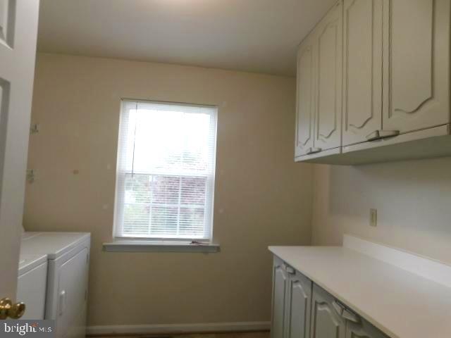 5013 Decatur Street St. Leonard, MD 20685 - Photo 9 of 45 a view of a kitchen with white cabinets and a window