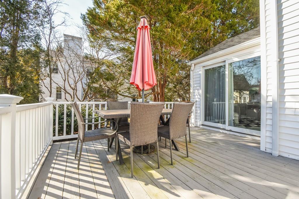 21 Lancaster Road Needham, MA 02492 - Photo 31 of 35 a view of a two chairs and table in the balcony