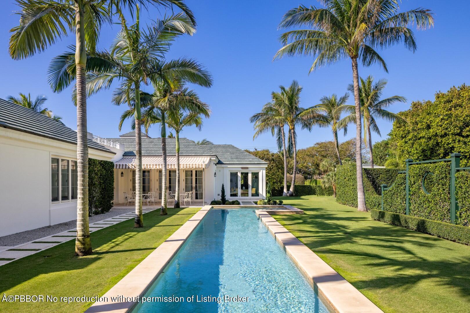 710 South County Road Palm Beach, FL 33480 - Photo 50 of 69 a view of a house with a swimming pool