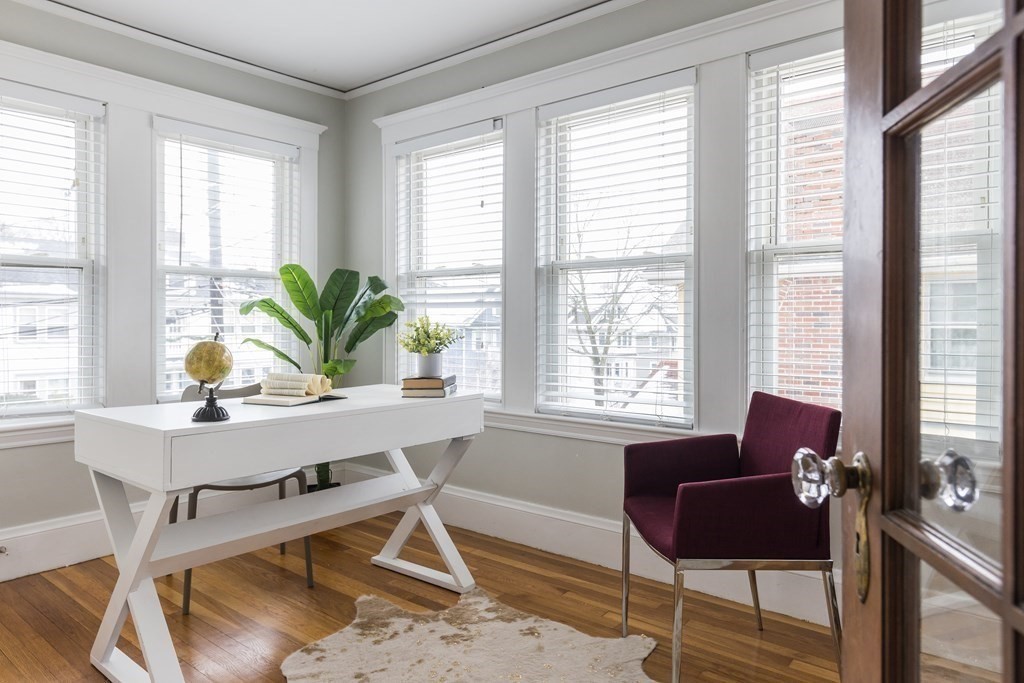 30 Fuller Road, Unit 30 Watertown, MA 02472 - Photo 11 of 24 a workspace with furniture and a large window