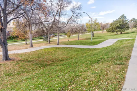 a view of a lake with houses