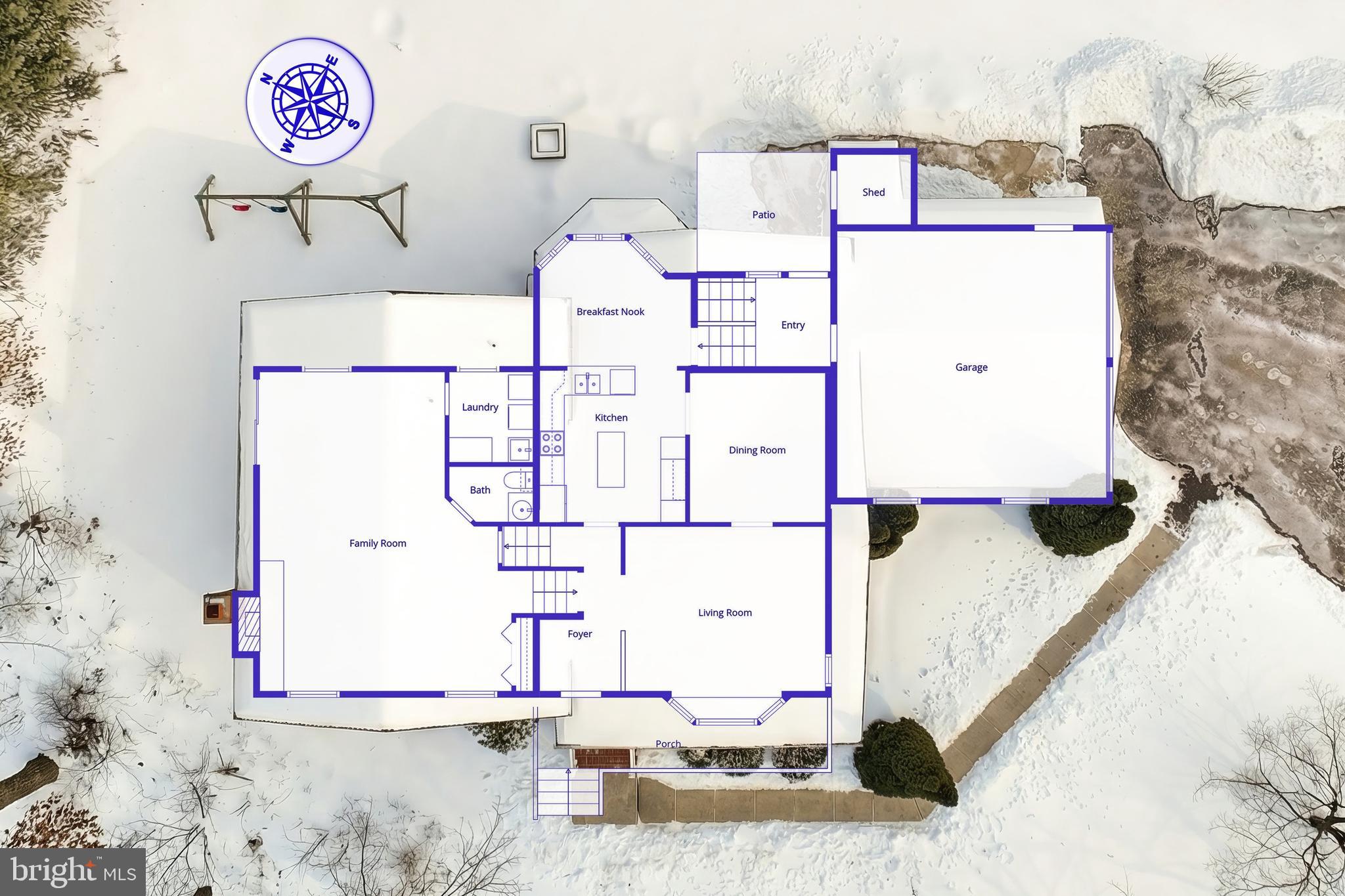 13525 Center Road Stewartstown, PA 17363 - Photo 57 of 59 Main level floor plan