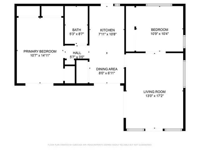 a view of a livingroom with wooden floor