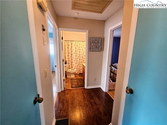 wooden floor in a gallery