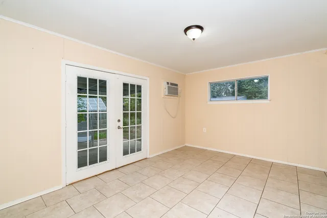 a view of empty room