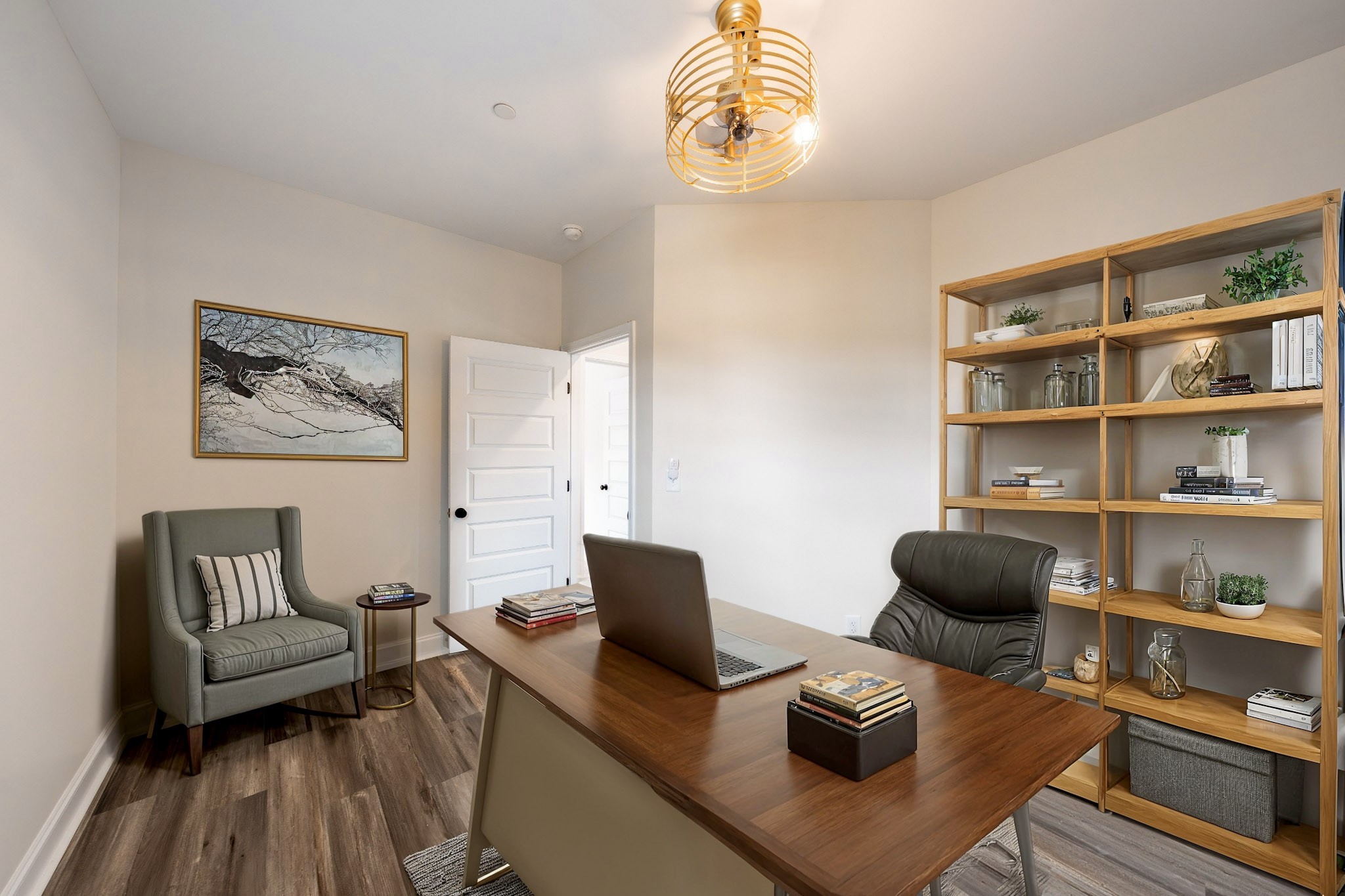 579 Centre Street Pleasant View, TN 37146 - Photo 15 of 36 a view of a livingroom with workspace and a couch