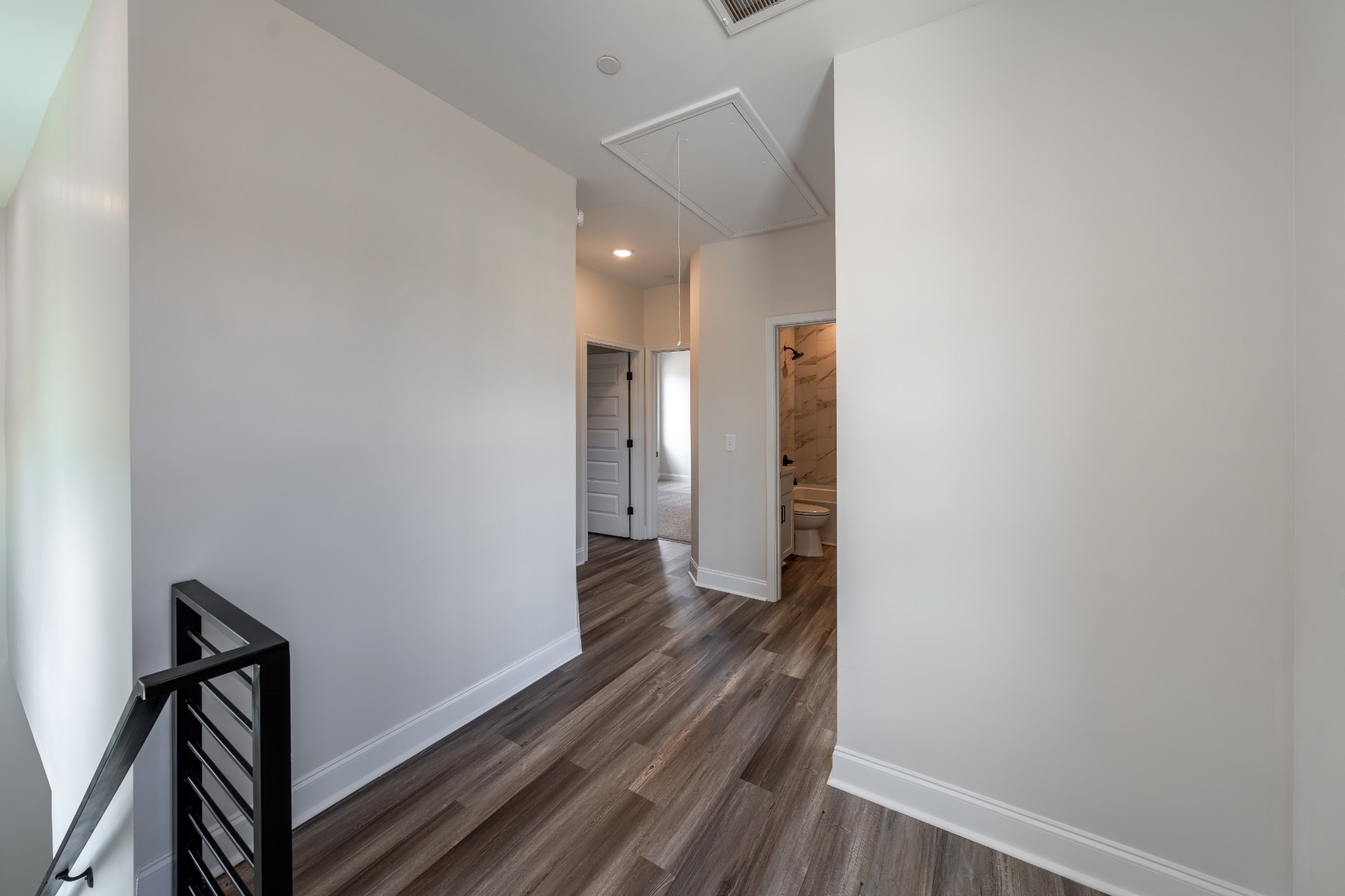 579 Centre Street Pleasant View, TN 37146 - Photo 18 of 36 a view of hallway with wooden floor