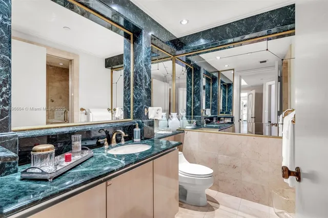 a bathroom with a tub and shower