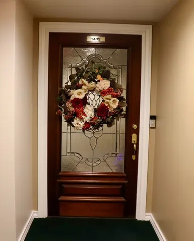 a view of a entryway