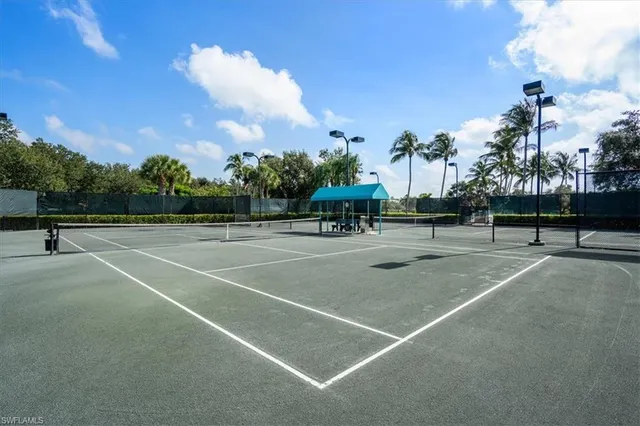 a view of a tennis court