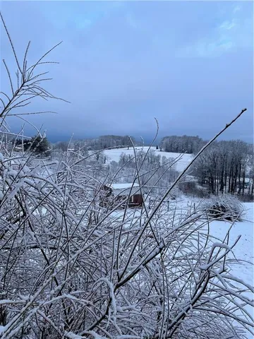 a view of a golf course with a lake