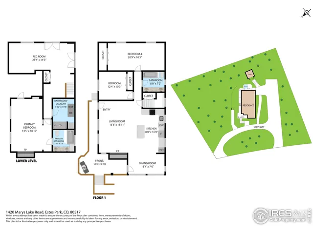 $996,000 | 1420 Marys Lake Road, Estes Park, CO 80517