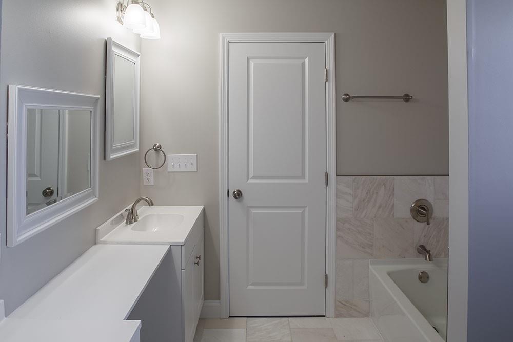 1070 Chapel Road Monaca, PA 15061 - Photo 10 of 24 a bathroom with a sink a toilet and shower