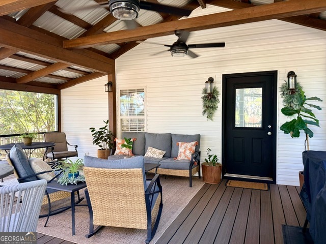 968 St Mathews Church Road Metter, GA 30439 - Photo 24 of 35 a outdoor space with furniture