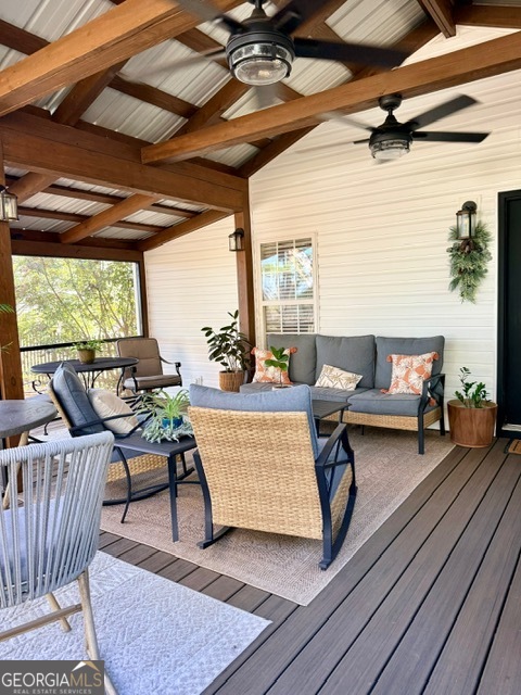 968 St Mathews Church Road Metter, GA 30439 - Photo 25 of 35 a living room with furniture and a large window