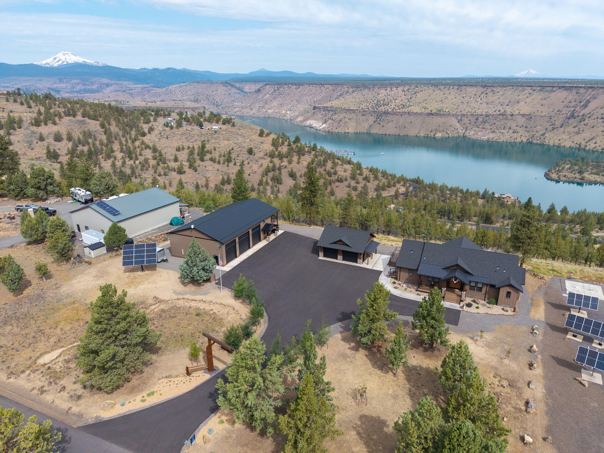 11620 Southwest Pixie Lane Culver, OR 97734 - Photo 3 of 53 an aerial view of a house with a lake view