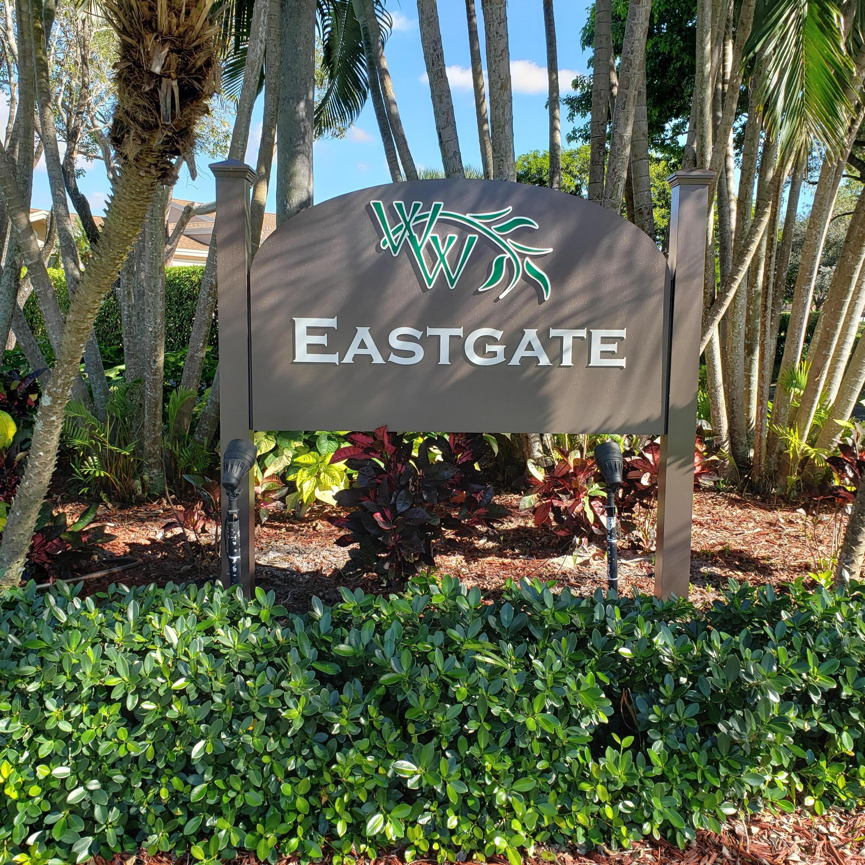 8166 Springtree Road, Unit A Boca Raton, FL 33496 - Photo 2 of 37 EASTGATE SIGN
