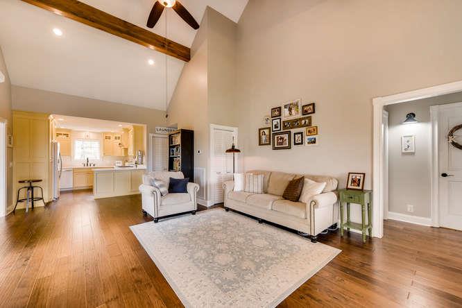 957 Thompson Road Pegram, TN 37143 - Photo 4 of 27 Valted Ceilings with wood beams creates a very inviting First Impression for all your Guests.