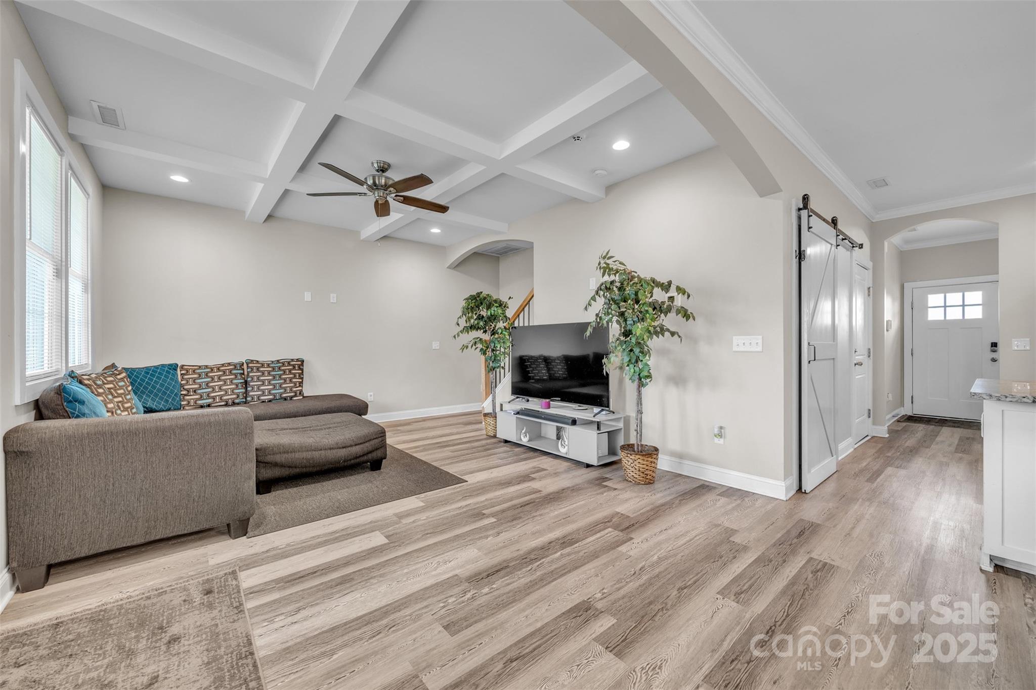 2510 Snow Creek Road Northeast Hickory, NC 28601 - Photo 16 of 45 a living room with furniture and a fireplace