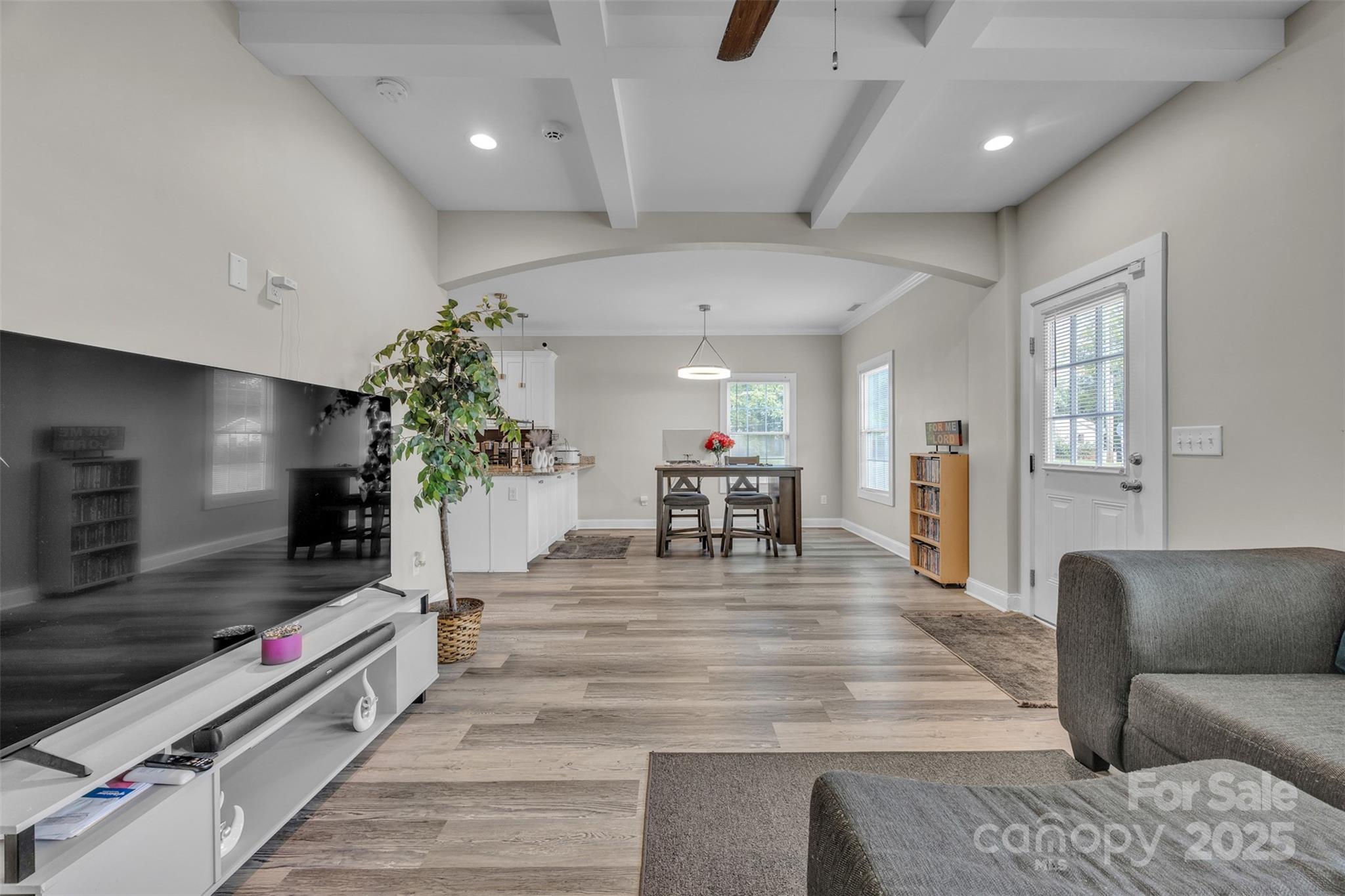 2510 Snow Creek Road Northeast Hickory, NC 28601 - Photo 19 of 45 a living room with furniture and a flat screen tv