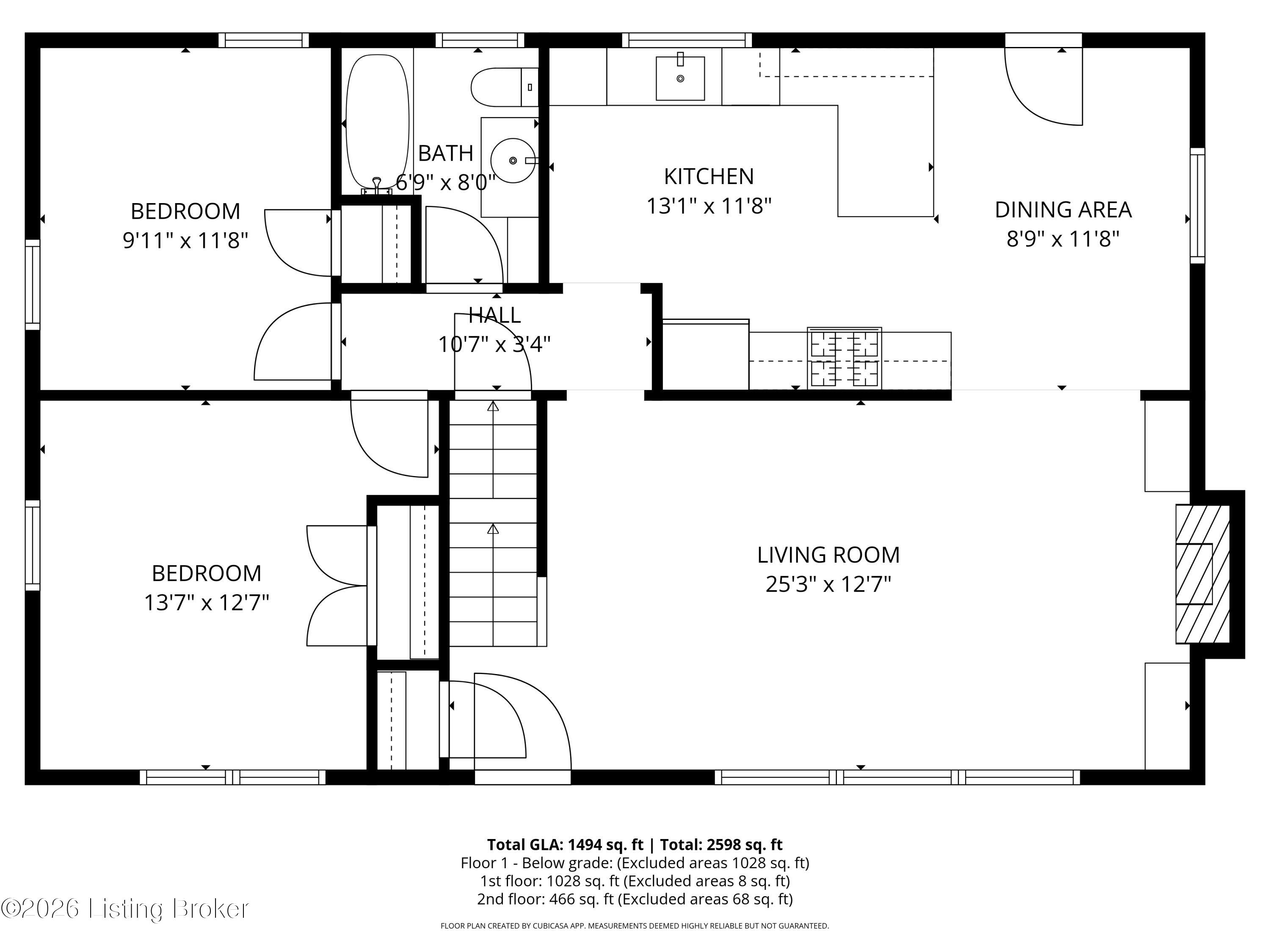 814 Beechwood Road Louisville, KY 40207 - Photo 59 of 62 First floor Floorplan