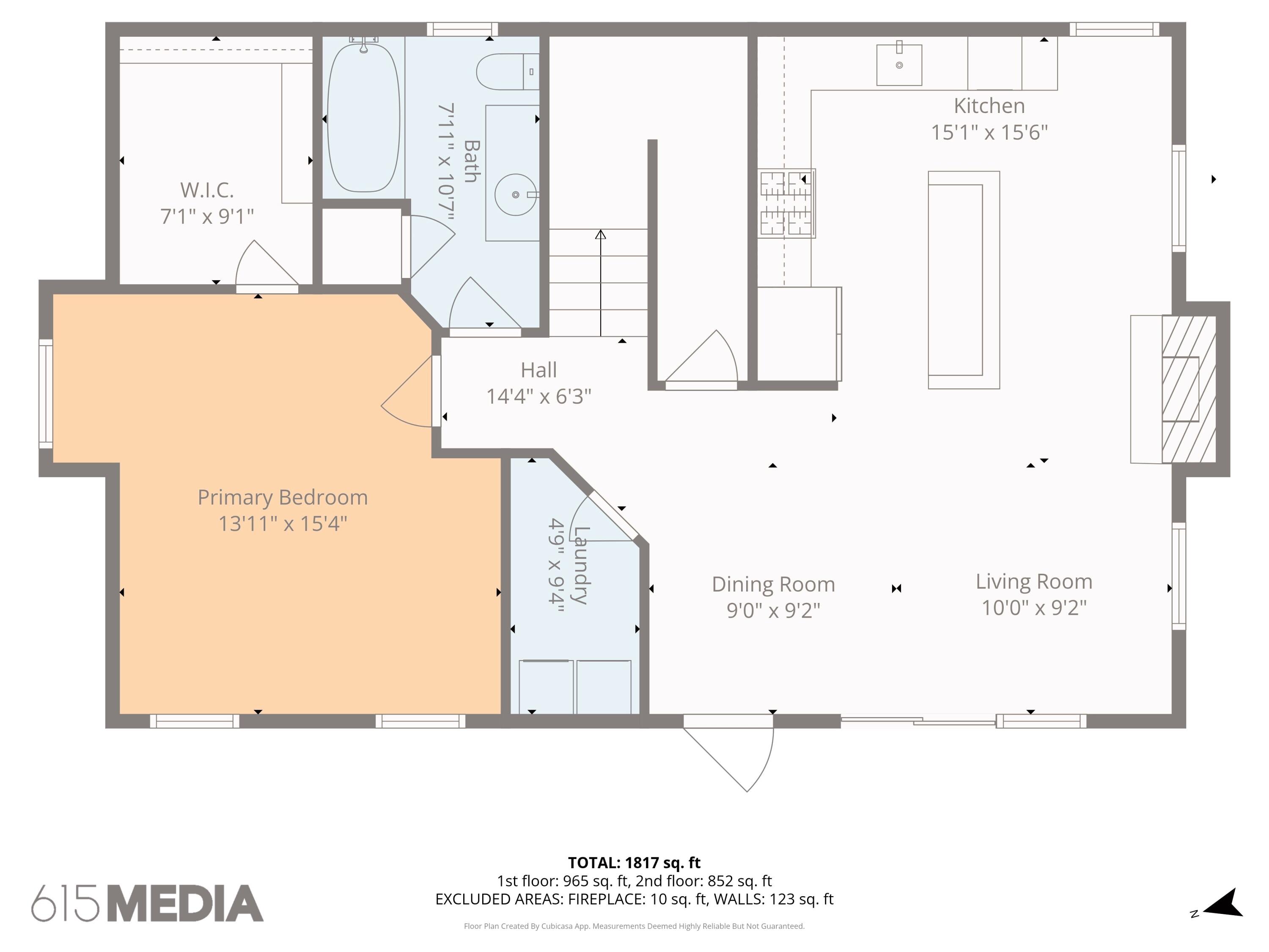161 Willie Shell Road Reliance, TN 37369 - Photo 69 of 70 Willie Shell Main Floorplan