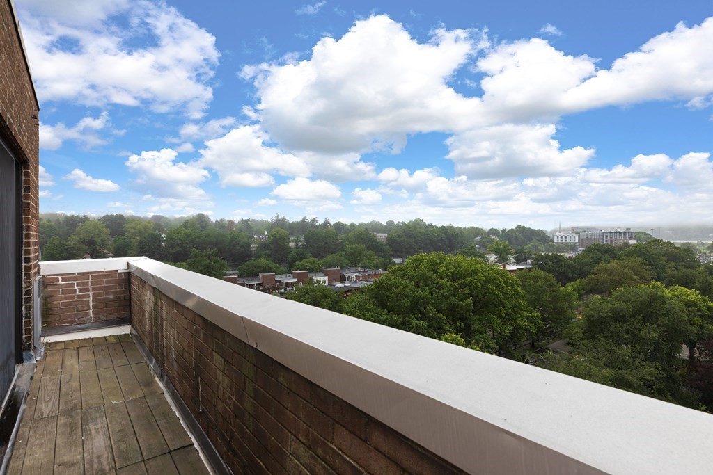 1856 Beacon Street, Unit PHA Brookline, MA 02445 - Photo 10 of 12 a view of balcony with city view
