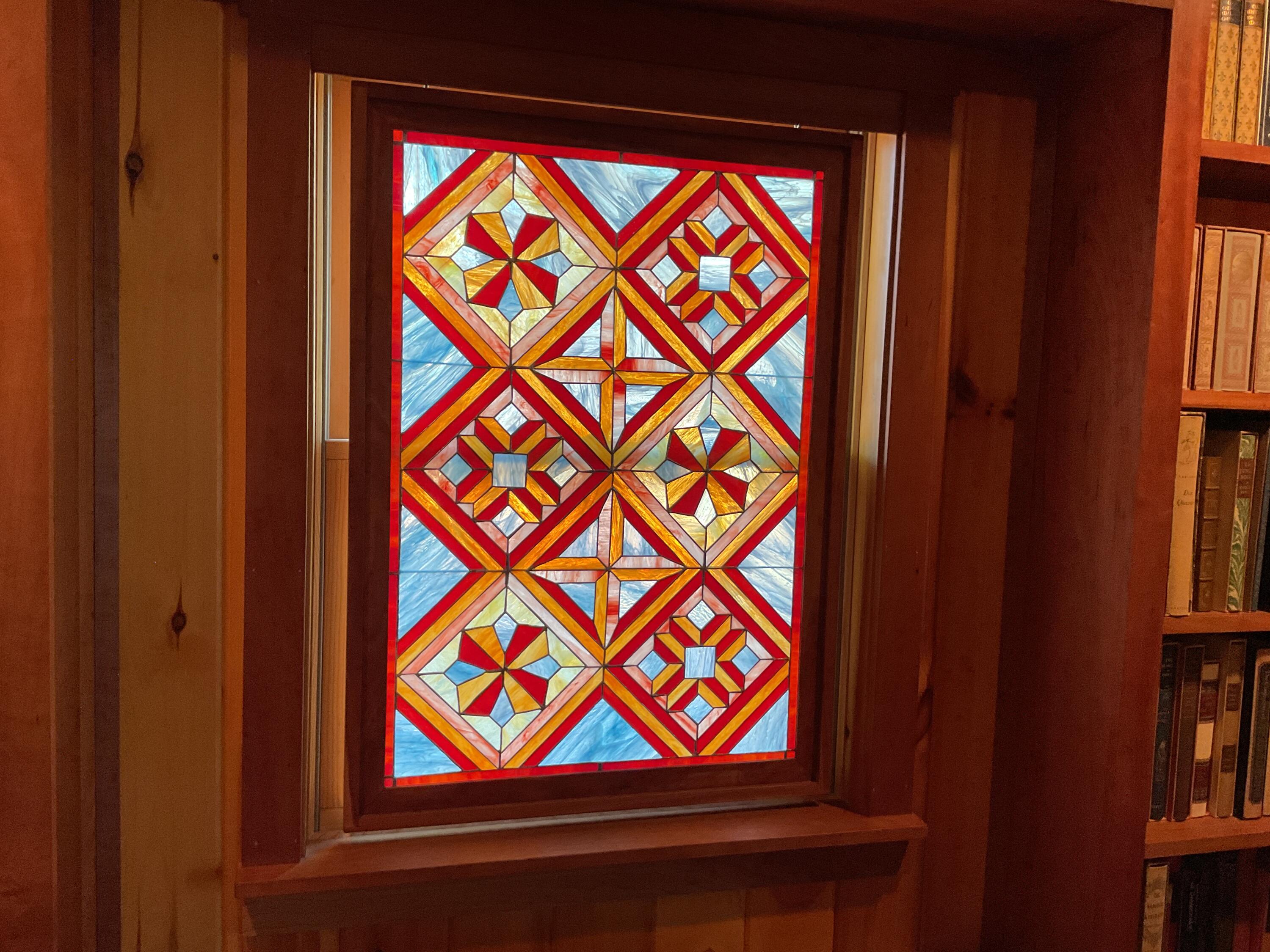 89 Waite Hill Road Cornville, ME 04976 - Photo 15 of 47 Library Stained Glass