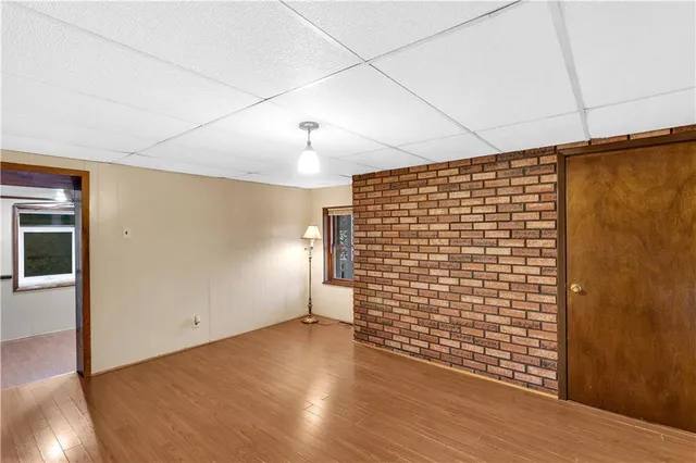 a view of outdoor space with deck and yard