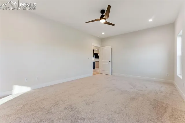 a view of an empty room