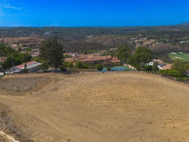 a view of an outdoor space and mountain view