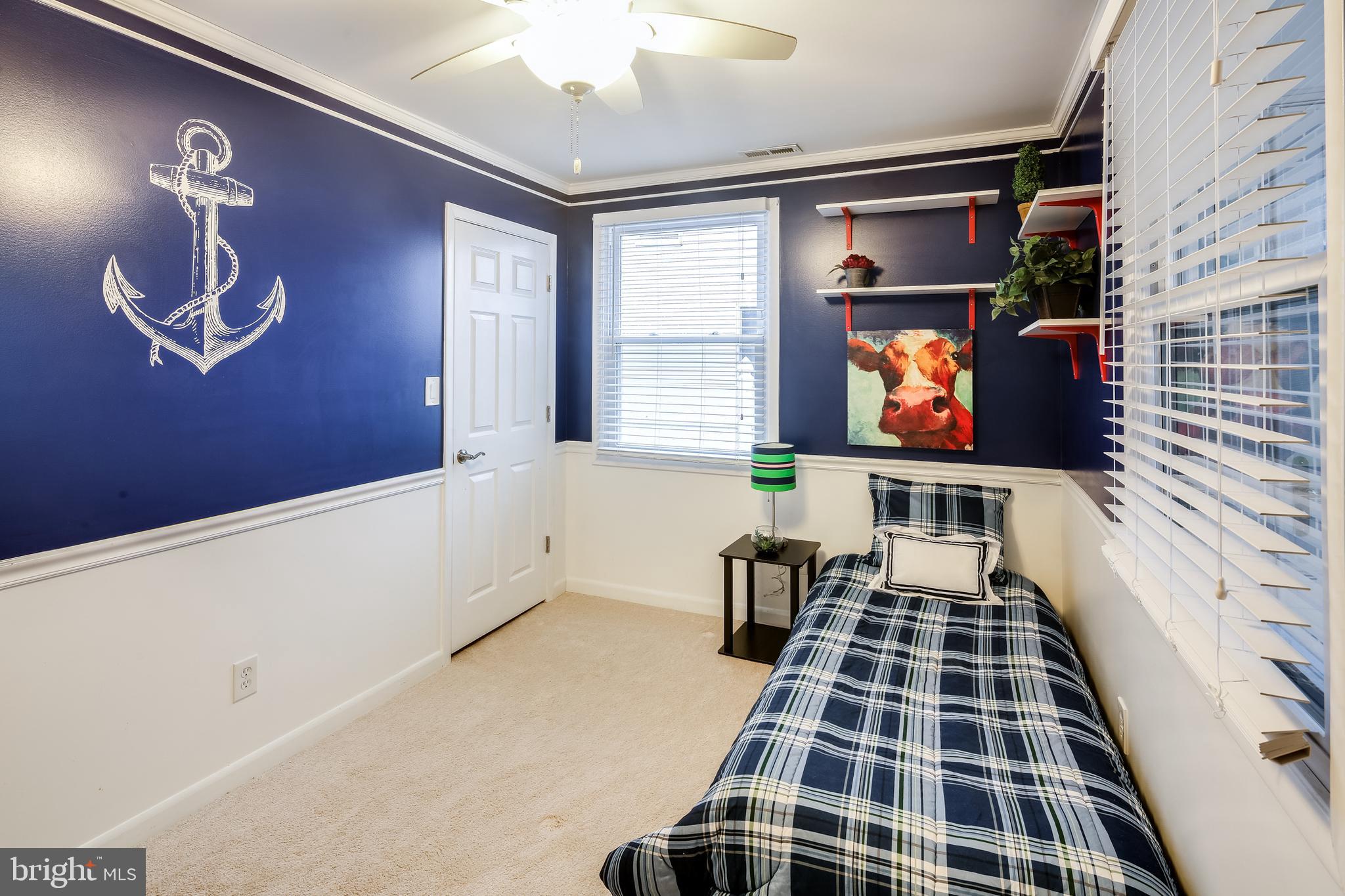 8255 Bullneck Road Baltimore, MD 21222 - Photo 15 of 29 Nautical Bedroom ties in with view of the Creek!