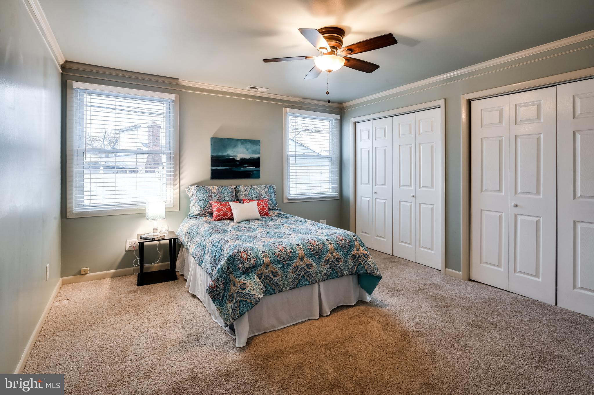 8255 Bullneck Road Baltimore, MD 21222 - Photo 17 of 29 Master Bedroom with his and her closet space.
