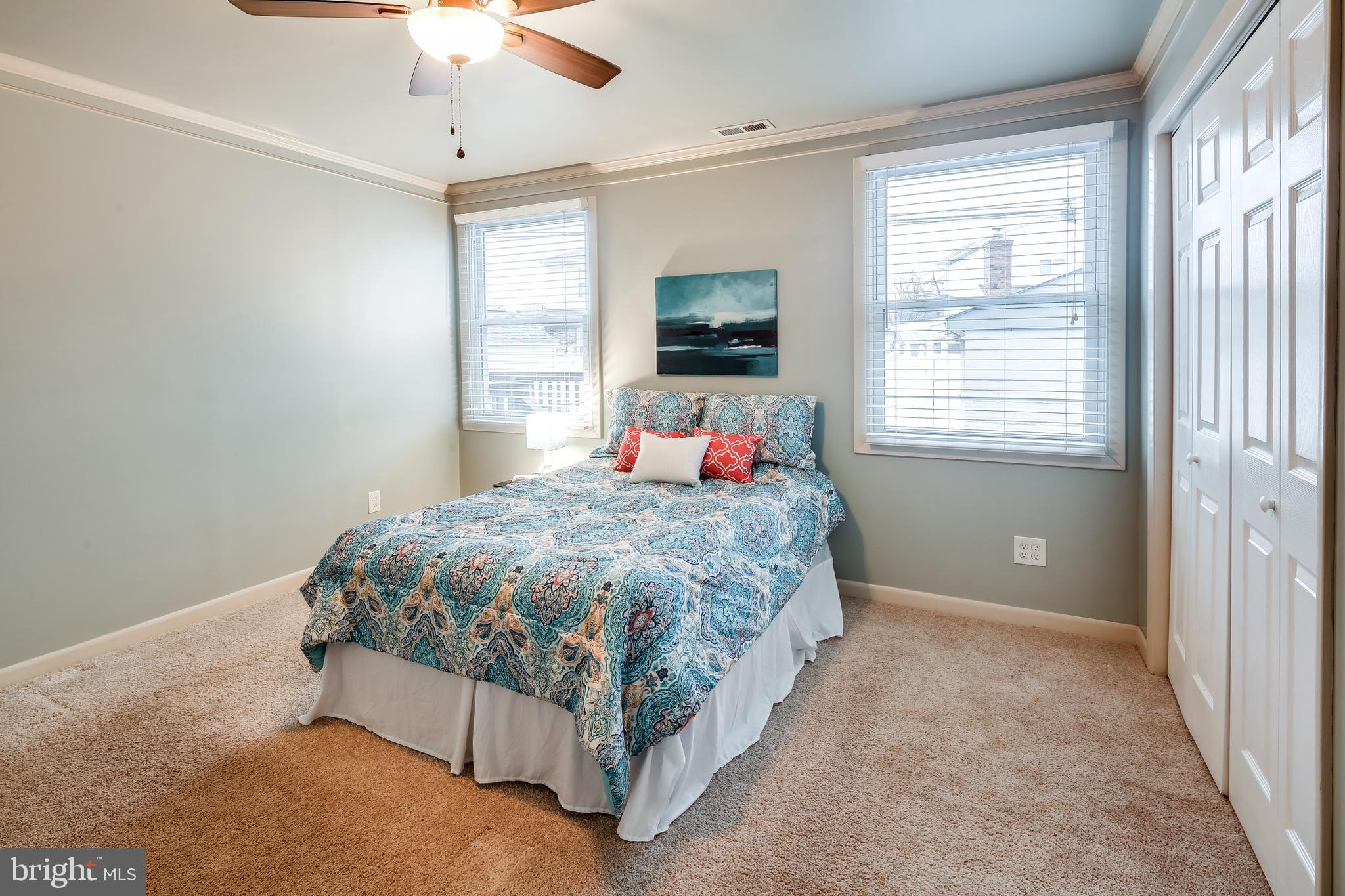 8255 Bullneck Road Baltimore, MD 21222 - Photo 18 of 29 Master Bedroom with his and her closet space.