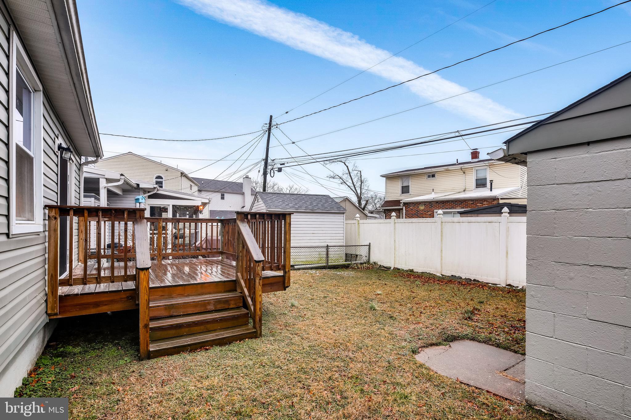 8255 Bullneck Road Baltimore, MD 21222 - Photo 29 of 29 Back Patio Deck Area for Summer gatherings.
