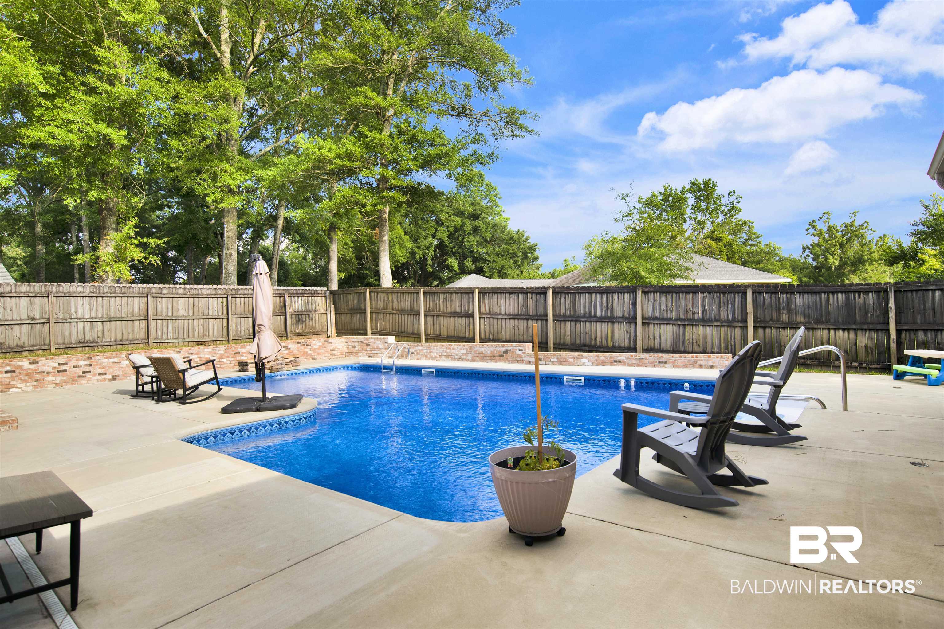 7431 Summer Court Mobile, AL 36695 - Photo 33 of 37 View of pool with a patio and a fenced backyard