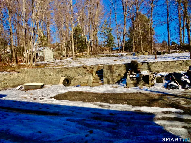 a view of water view with residential houses