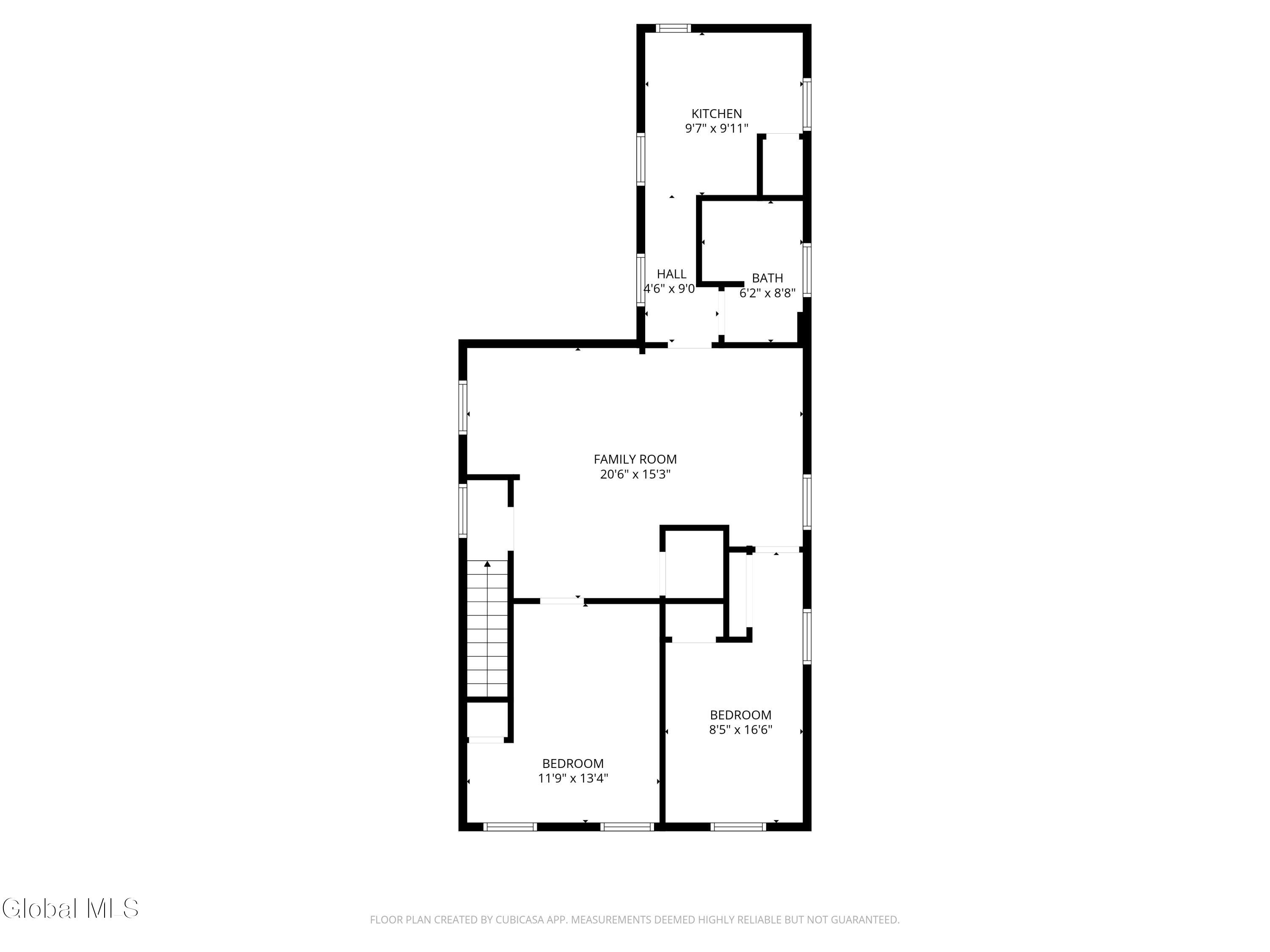 19 8th Street Hudson, NY 12534 - Photo 43 of 45 2D Floor Plan for 19 8th Street_2