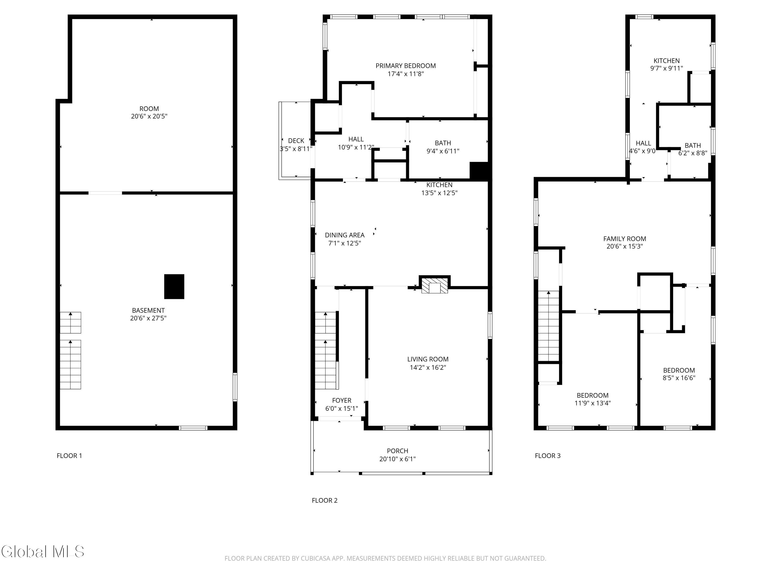 19 8th Street Hudson, NY 12534 - Photo 44 of 45 2D Floor Plan for 19 8th Street_3