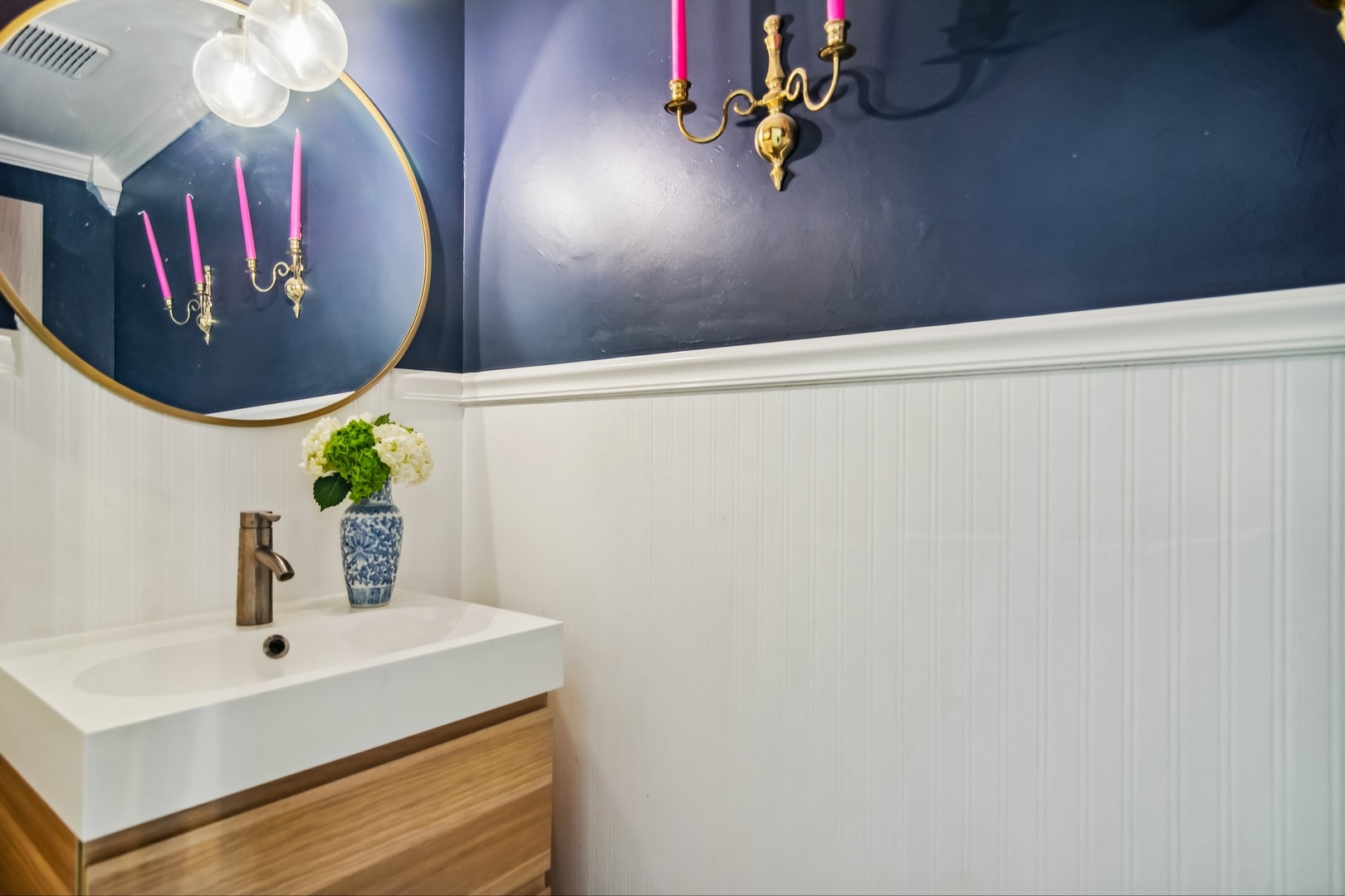 8713 Gardner Road Fox River Grove, IL 60021 - Photo 11 of 25 a bathroom with a sink and a mirror